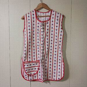 VINTAGE House Coat Smock Cobblers Apron